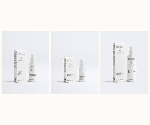 Anti-Aging Bakuchiol-Set: Retinol Alternative Serum, Eye Serum, Sensitive Skin Overnight Cream