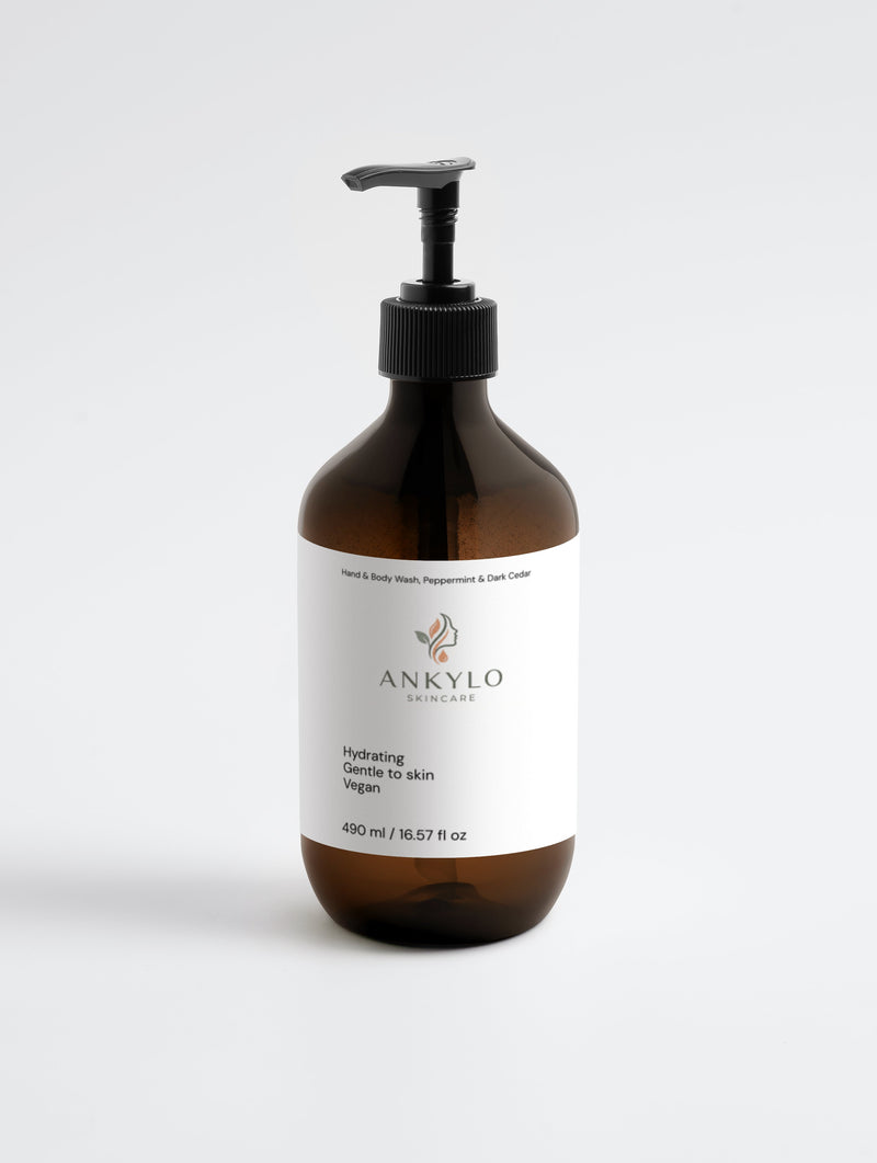 Hand & Body Wash, Peppermint & Dark Cedar | Ankylo Skincare